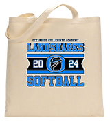 Oceanside Collegiate Academy Softball Stamp - Tote