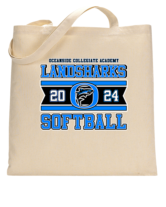 Oceanside Collegiate Academy Softball Stamp - Tote