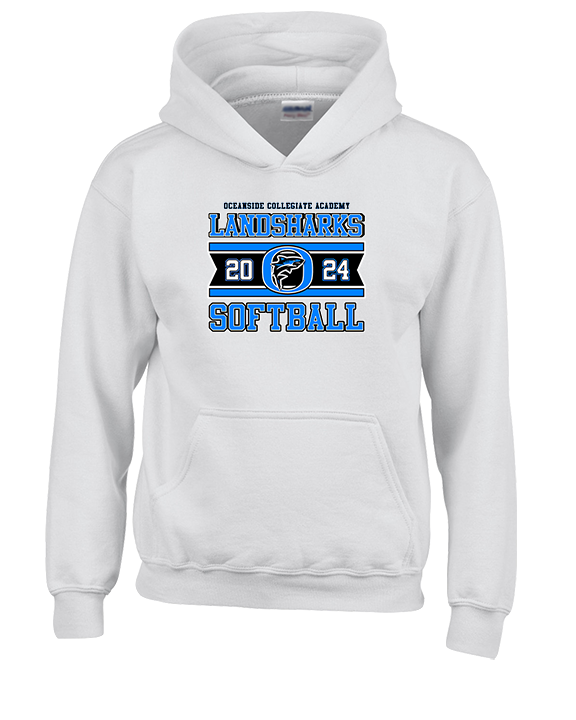Oceanside Collegiate Academy Softball Stamp - Unisex Hoodie