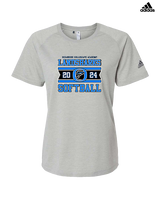 Oceanside Collegiate Academy Softball Stamp - Womens Adidas Performance Shirt