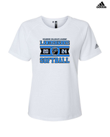 Oceanside Collegiate Academy Softball Stamp - Womens Adidas Performance Shirt