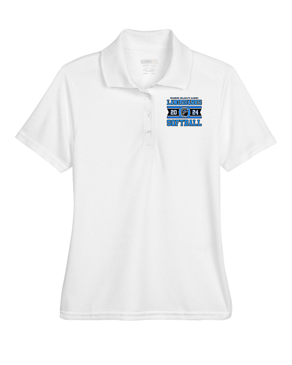 Oceanside Collegiate Academy Softball Stamp - Womens Polo
