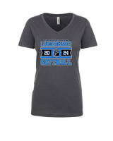 Oceanside Collegiate Academy Softball Stamp - Womens V-Neck