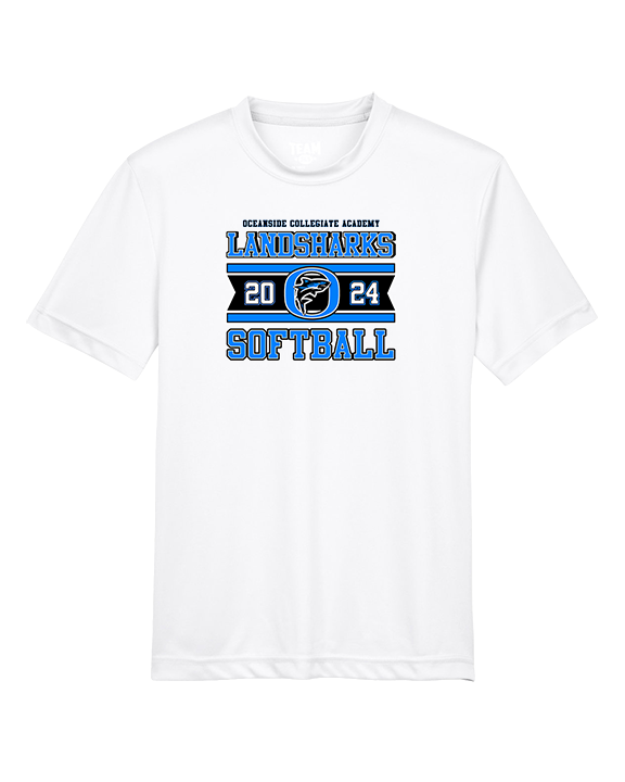 Oceanside Collegiate Academy Softball Stamp - Youth Performance Shirt