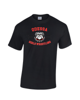 Odessa HS  Wrestling Curve - Cotton T-Shirt