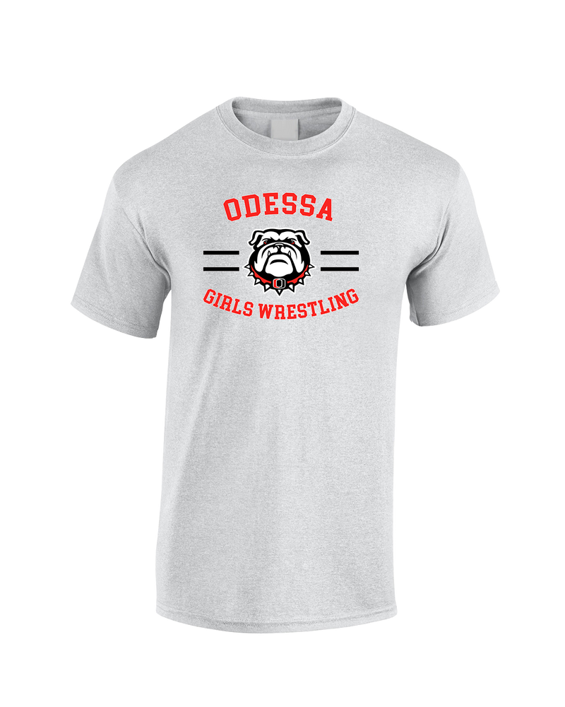 Odessa HS  Wrestling Curve - Cotton T-Shirt