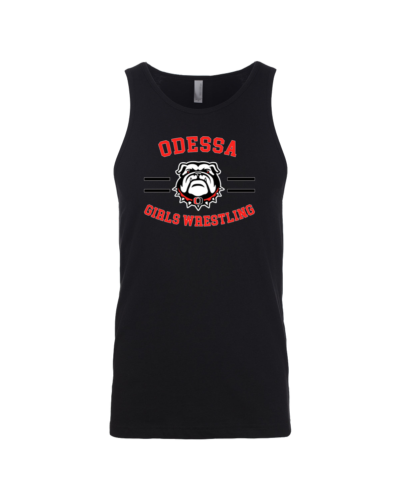 Odessa HS  Wrestling Curve - Mens Tank Top