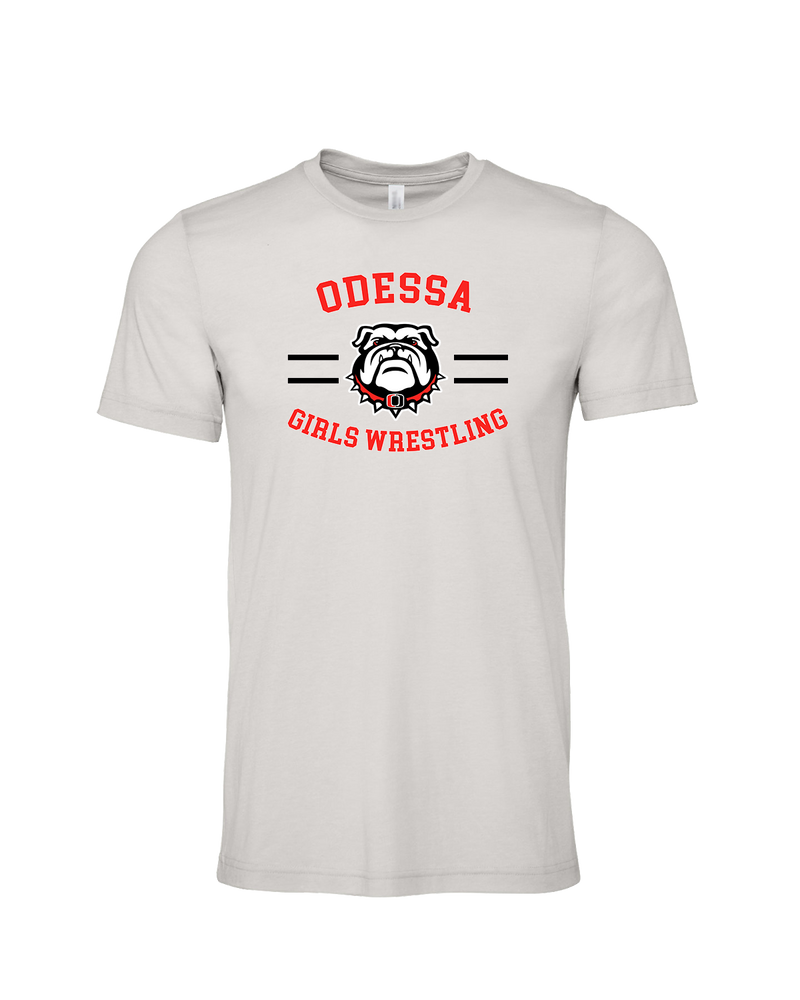 Odessa HS  Wrestling Curve - Mens Tri Blend Shirt