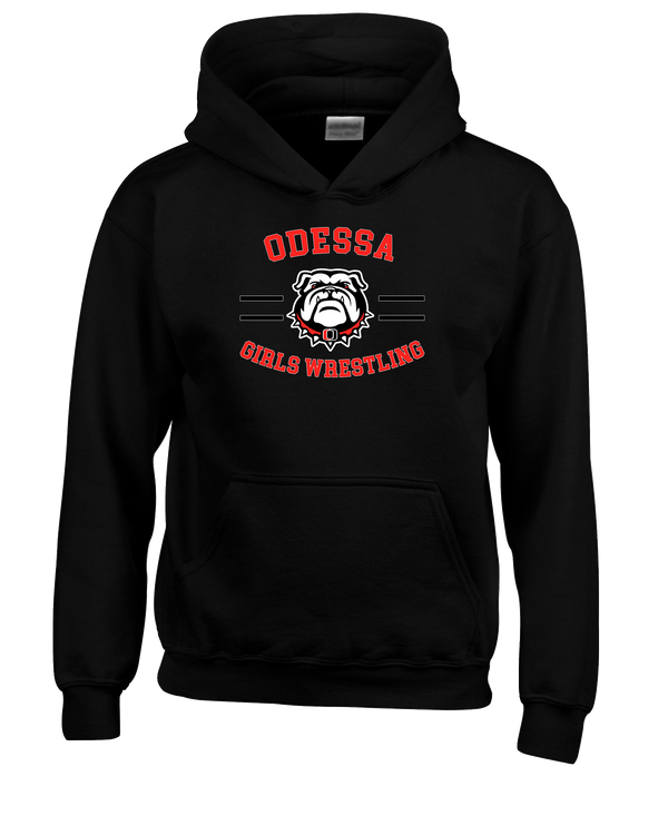 Odessa HS  Wrestling Curve - Cotton Hoodie