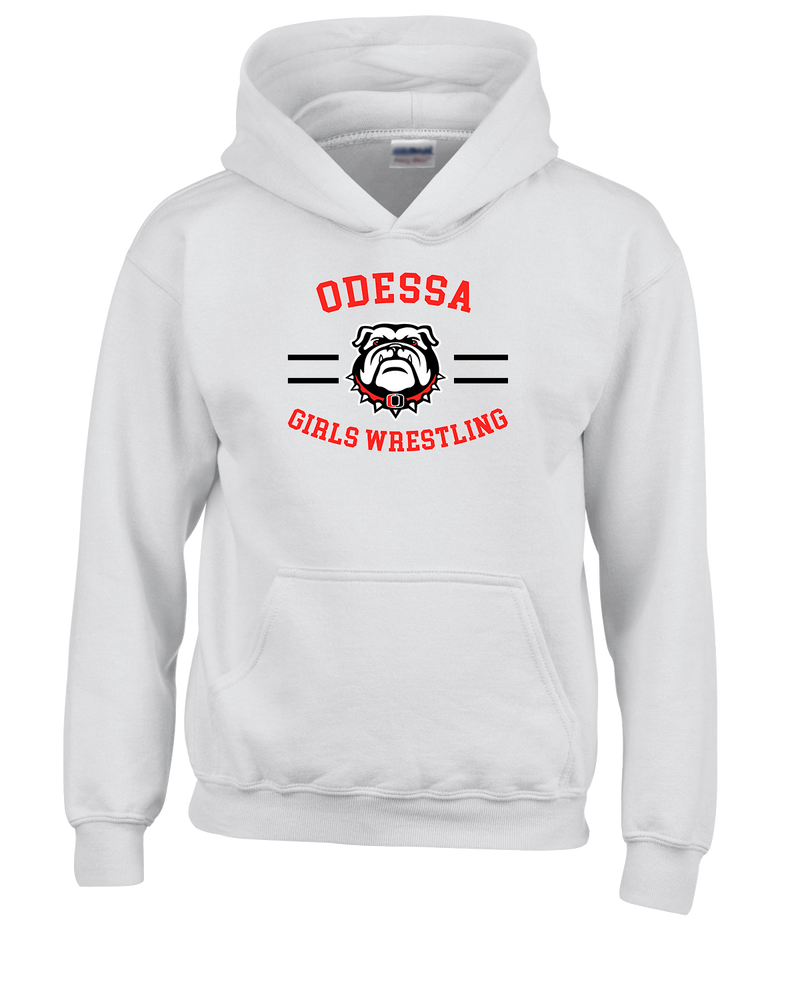 Odessa HS  Wrestling Curve - Cotton Hoodie