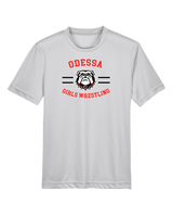 Odessa HS  Wrestling Curve - Youth Performance T-Shirt