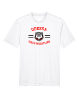 Odessa HS  Wrestling Curve - Youth Performance T-Shirt