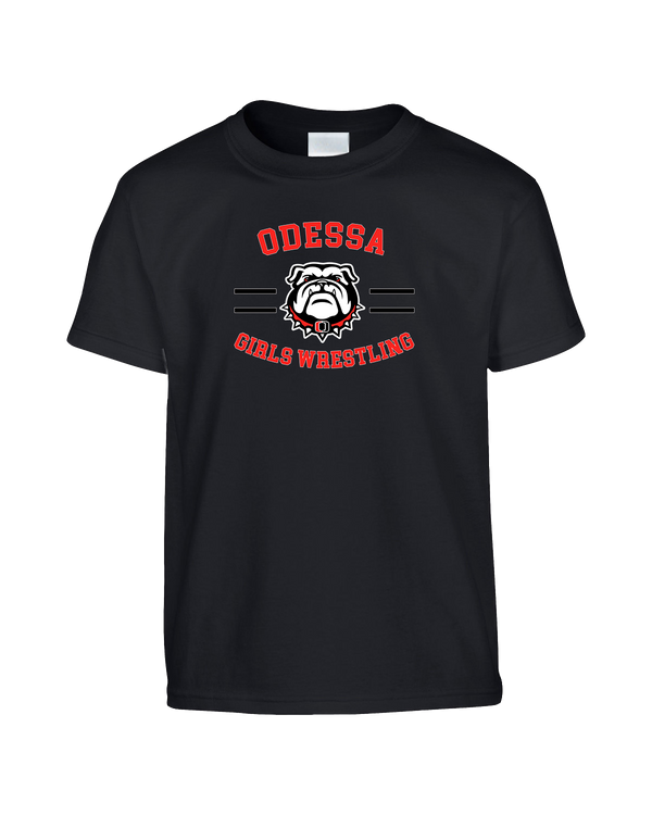 Odessa HS  Wrestling Curve - Youth T-Shirt