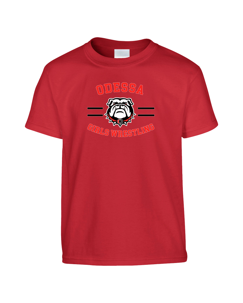 Odessa HS  Wrestling Curve - Youth T-Shirt
