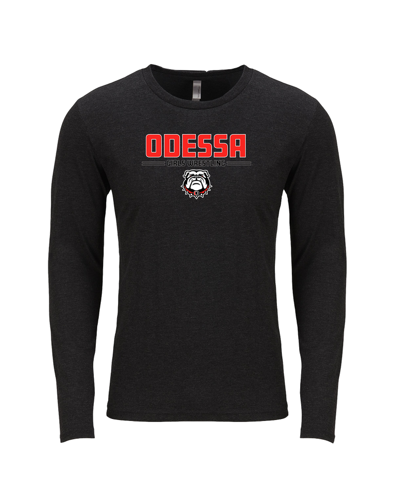 Odessa HS  Wrestling Keen - Tri Blend Long Sleeve