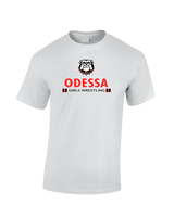 Odessa HS  Wrestling Stacked - Cotton T-Shirt