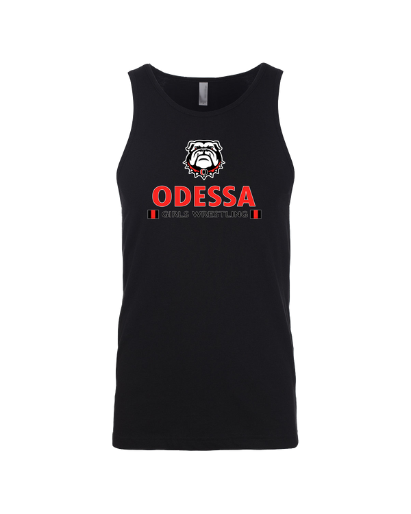 Odessa HS  Wrestling Stacked - Mens Tank Top