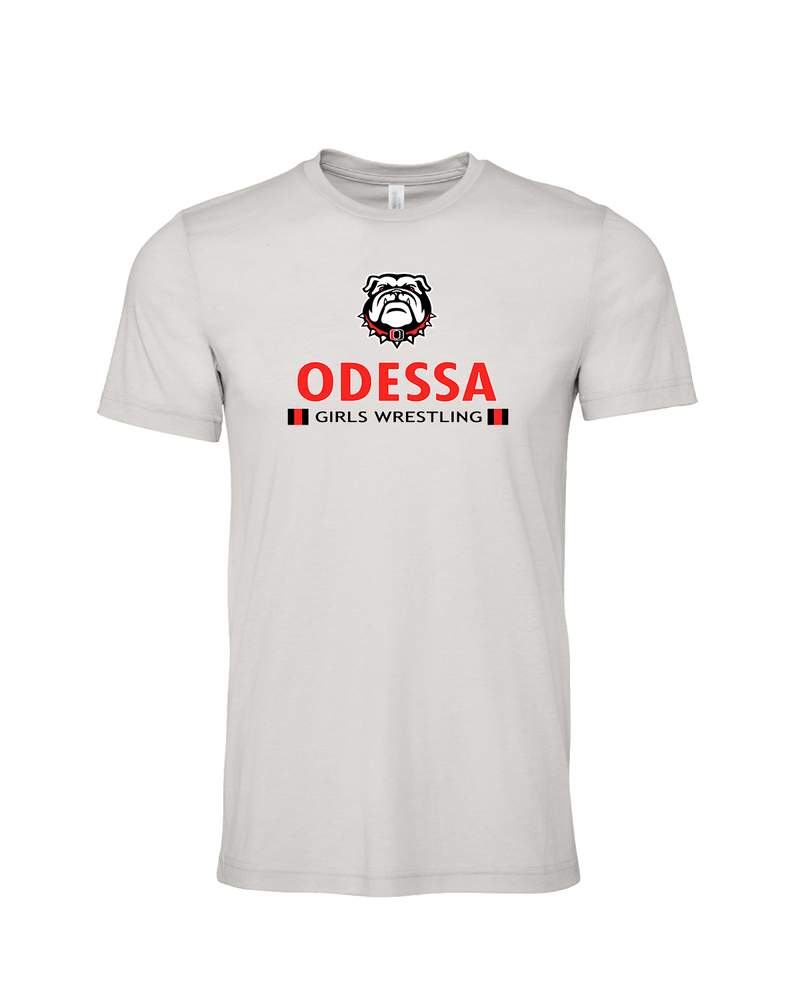 Odessa HS  Wrestling Stacked - Mens Tri Blend Shirt