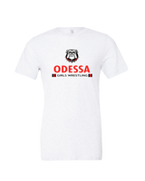 Odessa HS  Wrestling Stacked - Mens Tri Blend Shirt