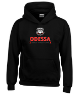 Odessa HS  Wrestling Stacked - Cotton Hoodie