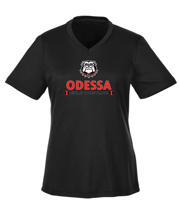 Odessa HS  Wrestling Stacked - Womens Performance Shirt