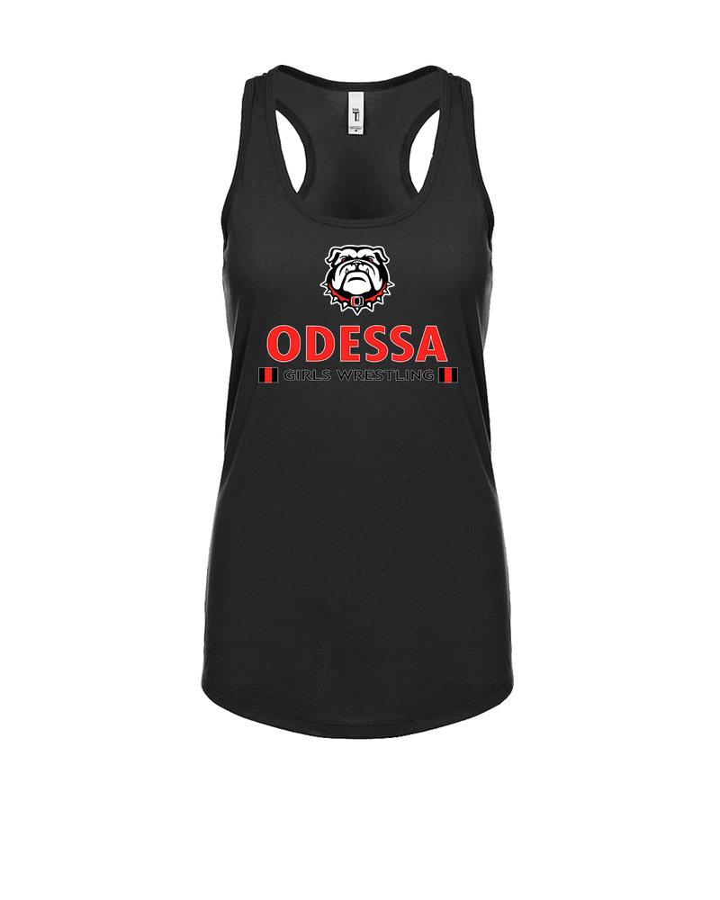 Odessa HS  Wrestling Stacked - Womens Tank Top