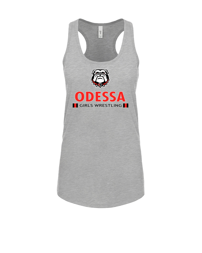 Odessa HS  Wrestling Stacked - Womens Tank Top