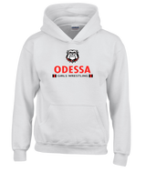 Odessa HS  Wrestling Stacked - Youth Hoodie