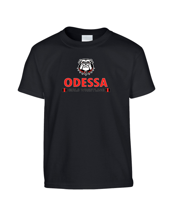 Odessa HS  Wrestling Stacked - Youth T-Shirt
