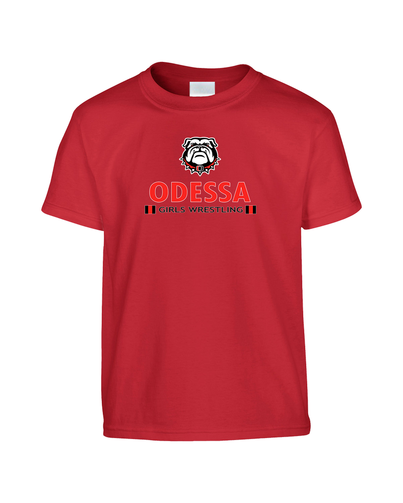 Odessa HS  Wrestling Stacked - Youth T-Shirt