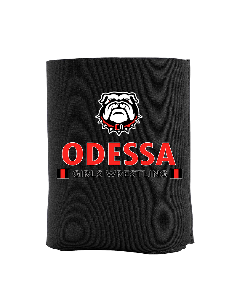 Odessa HS  Wrestling Stacked - Koozie