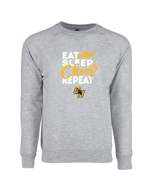 Ogemaw Heights HS Eat Sleep Cheer - Crewneck Sweatshirt
