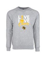 Ogemaw Heights HS Live Love Cheer - Crewneck Sweatshirt