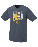 Ogemaw Heights HS Live Love Cheer - Performance T-Shirt