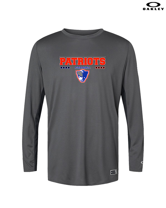 Oglethorpe County HS Football Border - Mens Oakley Longsleeve