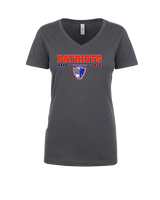 Oglethorpe County HS Football Border - Womens V-Neck