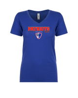Oglethorpe County HS Football Border - Womens V-Neck