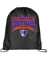 Oglethorpe County HS Football Football - Drawstring Bag