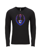 Oglethorpe County HS Football Full Football - Tri-Blend Long Sleeve