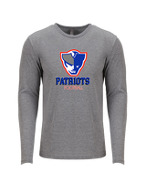Oglethorpe County HS Football Shadow - Tri-Blend Long Sleeve
