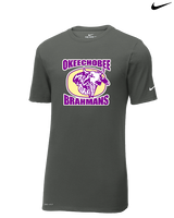 Okeechobee HS Football Logo - Mens Nike Cotton Poly Tee