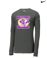 Okeechobee HS Football Logo - Mens Nike Longsleeve