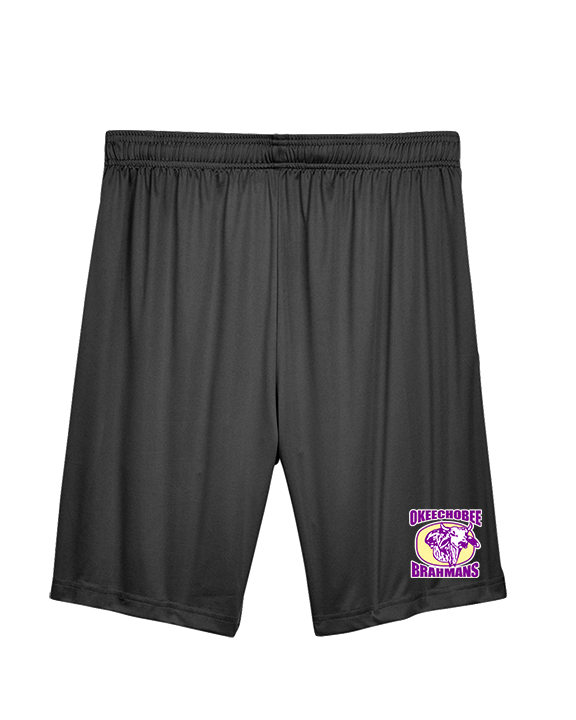 Okeechobee HS Football Logo - Mens Training Shorts with Pockets