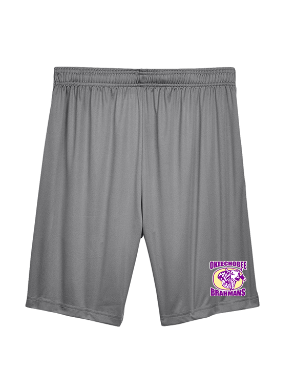 Okeechobee HS Football Logo - Mens Training Shorts with Pockets
