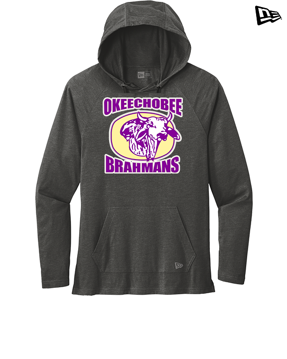 Okeechobee HS Football Logo - New Era Tri-Blend Hoodie