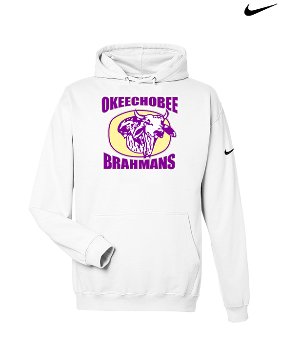 Okeechobee HS Football Logo - Nike Club Fleece Hoodie