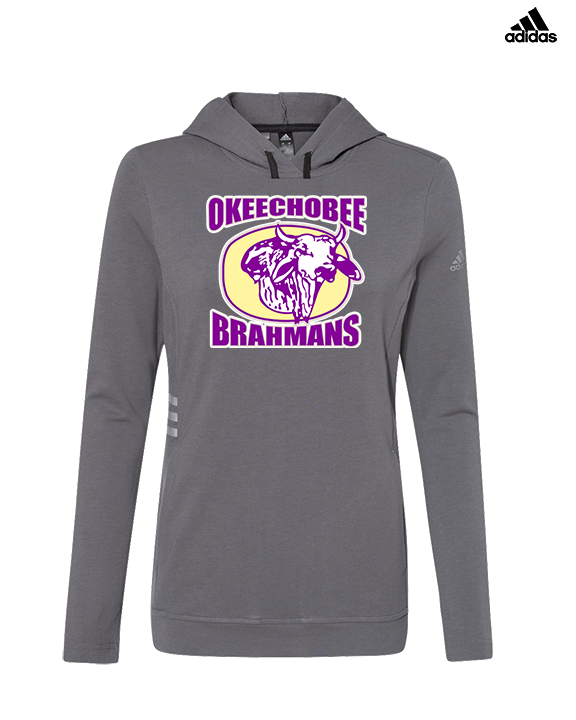 Okeechobee HS Football Logo - Womens Adidas Hoodie