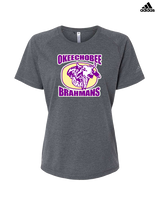 Okeechobee HS Football Logo - Womens Adidas Performance Shirt