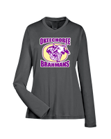 Okeechobee HS Football Logo - Womens Performance Longsleeve