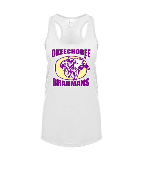 Okeechobee HS Football Logo - Womens Tank Top